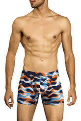 Doreanse 1900-PRN Waves Boxershorts, farbig bedruckt